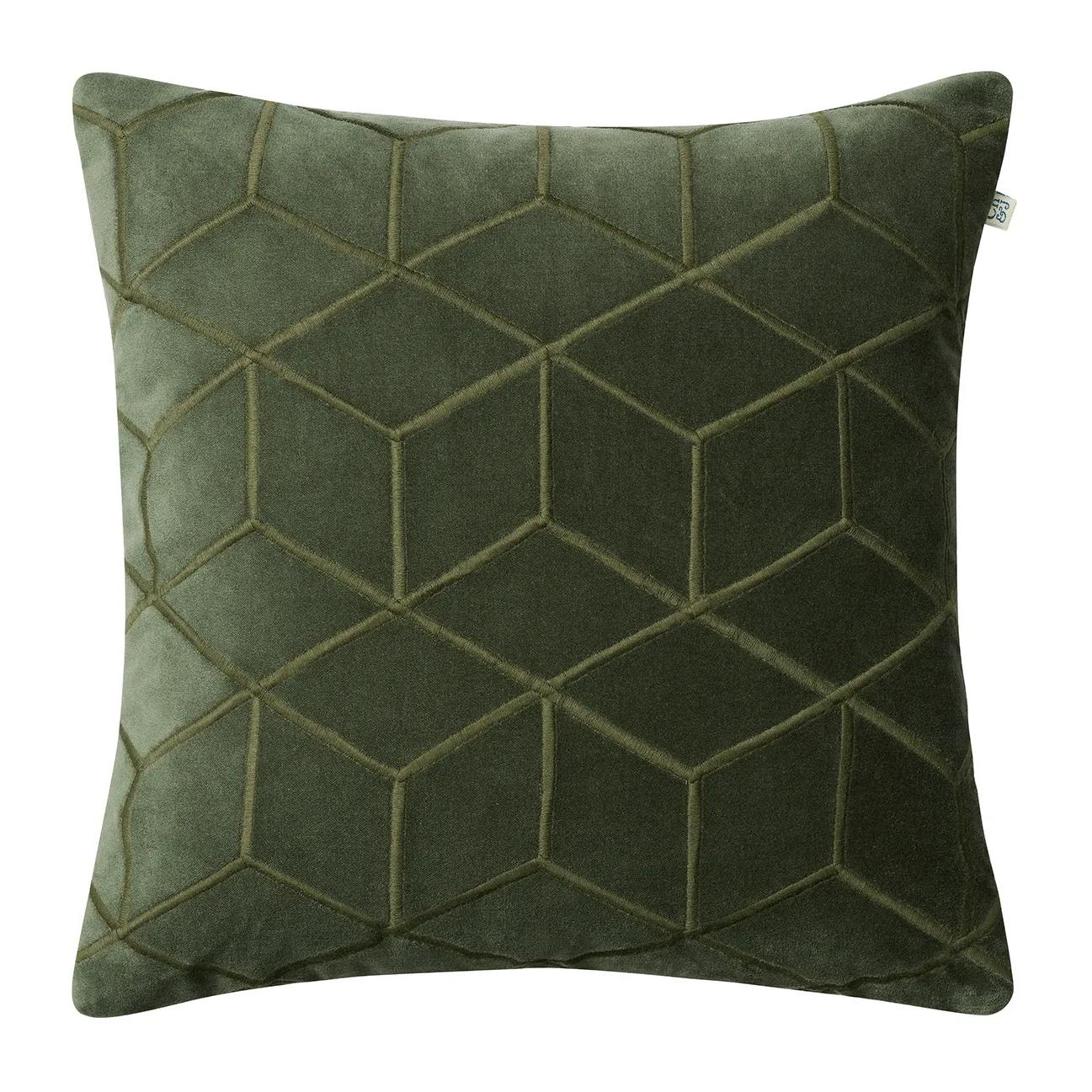 Vir kussenhoes 50x50 cm, Forest green Chhatwal & Jonsson