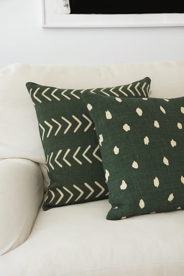 Yash reverse kussenhoes 50x50 cm - Green base - Chhatwal & Jonsson