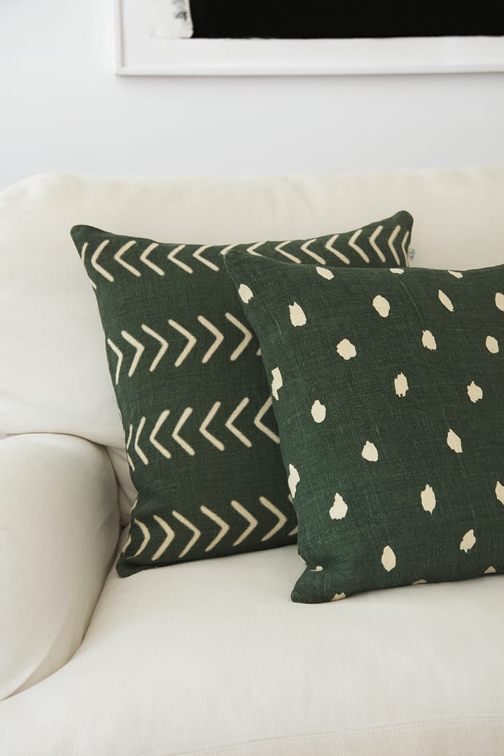 Yash reverse kussenhoes 50x50 cm, Green base Chhatwal & Jonsson