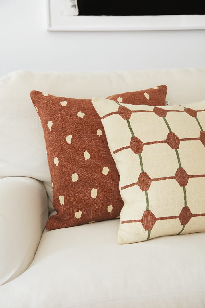 Yash reverse kussenhoes 50x50 cm, Terracotta base Chhatwal & Jonsson