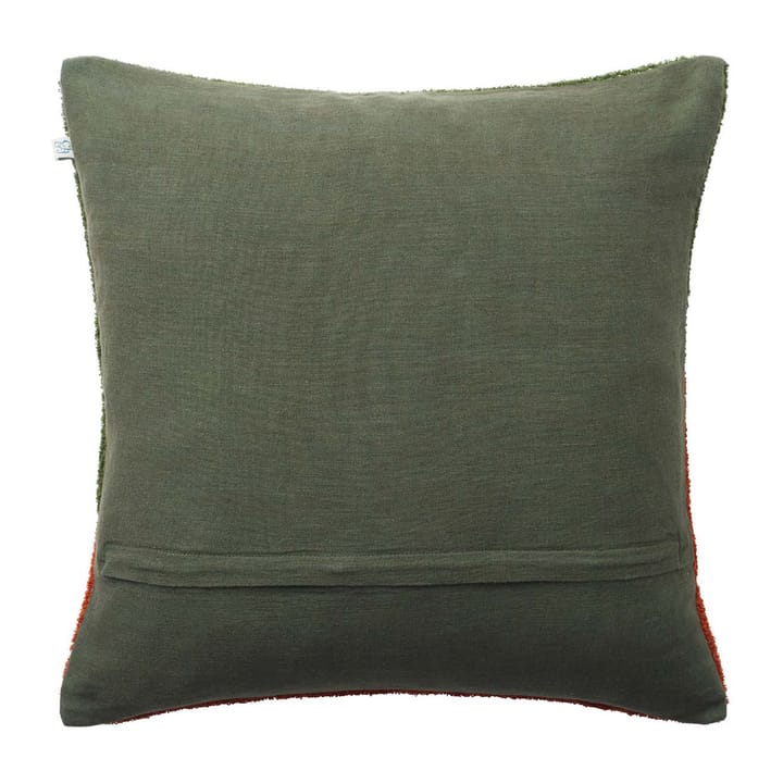 Yogi kussenhoes 50x50 cm - Forest green-terracotta - Chhatwal & Jonsson
