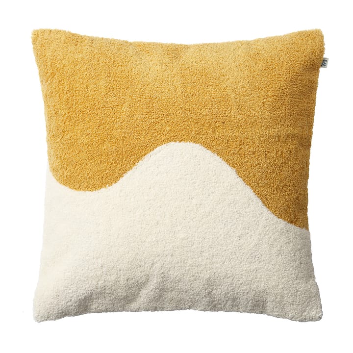 Yogi kussenhoes 50x50 cm - Spicy yellow-off white - Chhatwal & Jonsson