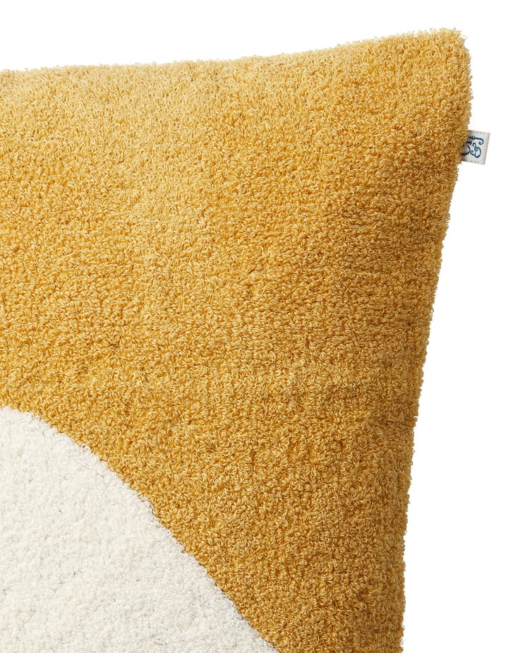 Yogi kussenhoes 50x50 cm, Spicy yellow-off white Chhatwal & Jonsson