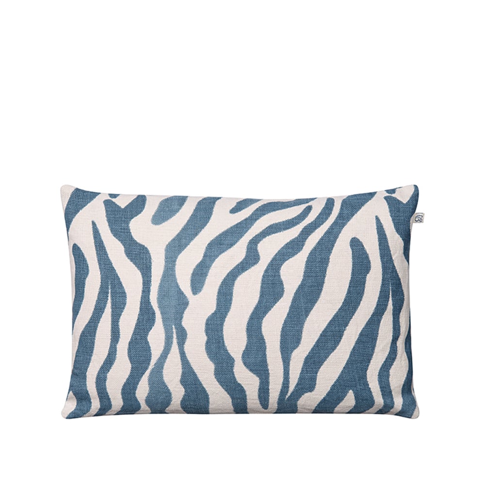 Chhatwal & Jonsson Zebra Kussen, 40x60 heaven blue, 60x40 cm