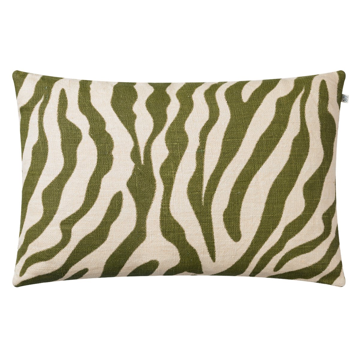 Chhatwal & Jonsson Zebra kussensloop 40x60 cm Cactus green