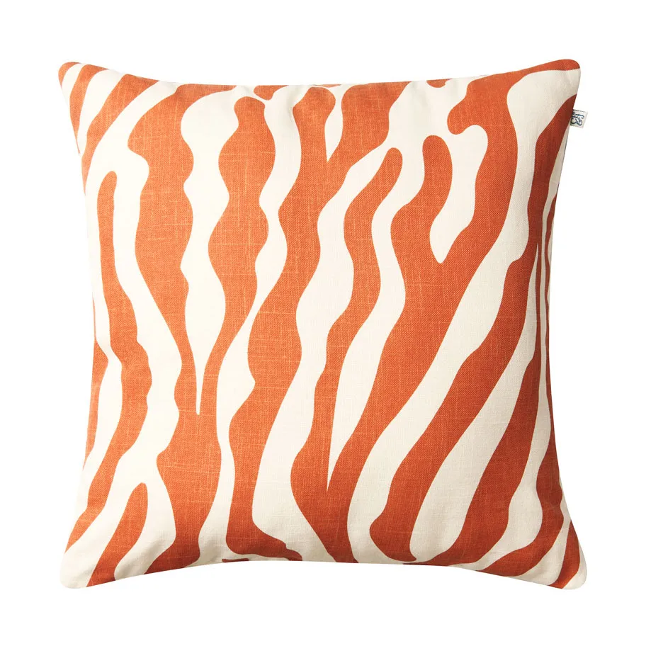 Zebra Outdoor kussen 50x50 cm, Apricot orange-off white Chhatwal & Jonsson