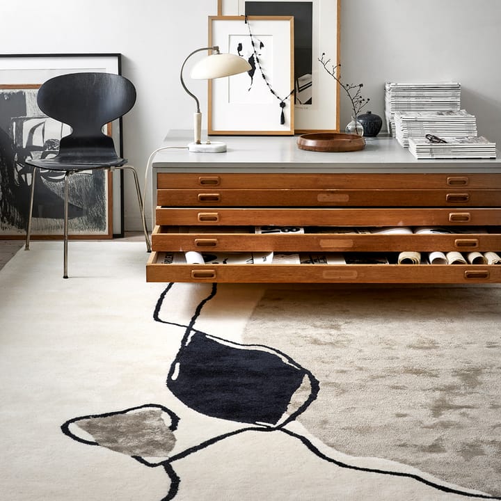 Abstract vloerkleed 170x230 cm, Ivory Classic Collection