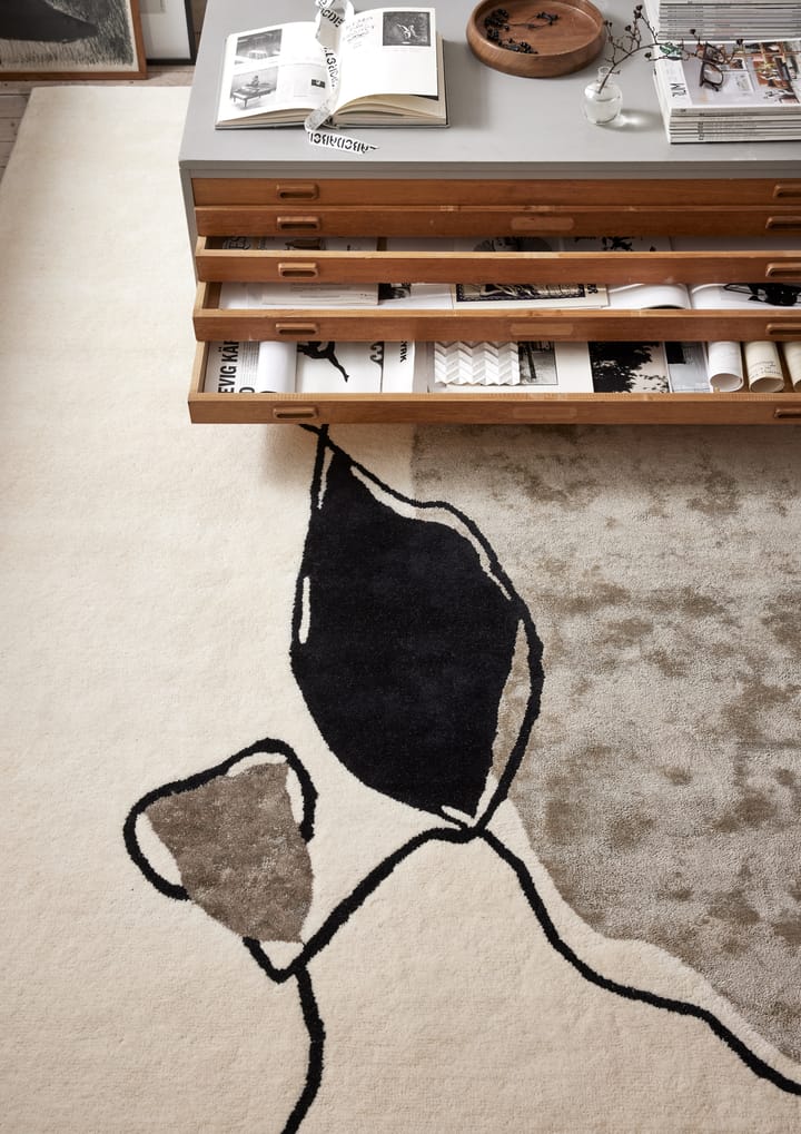 Abstract vloerkleed 250x350 cm, Ivory Classic Collection