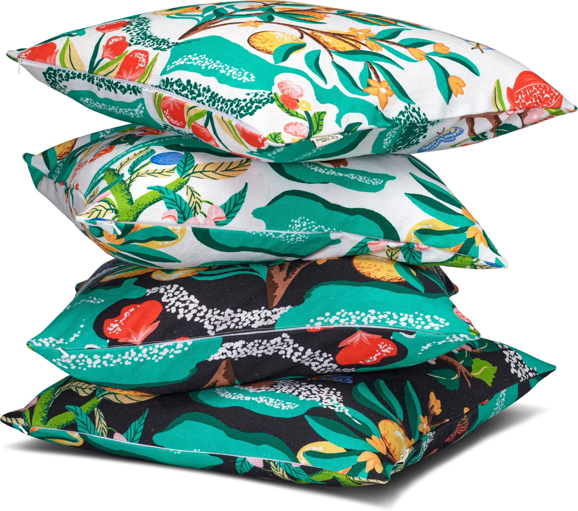 Botanical Cherry kussenhoes 50x50 cm, White Classic Collection