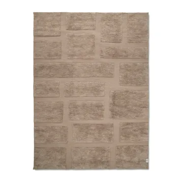 Bricks wollen vloerkleed 170x230 cm - Beige - Classic Collection