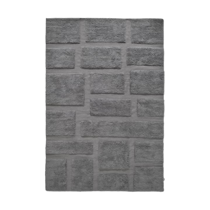 Bricks wollen vloerkleed 170x230 cm - Grijs - Classic Collection