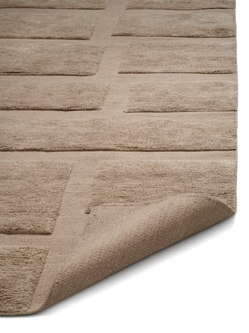 Bricks wollen vloerkleed 200x300 cm - Beige - Classic Collection