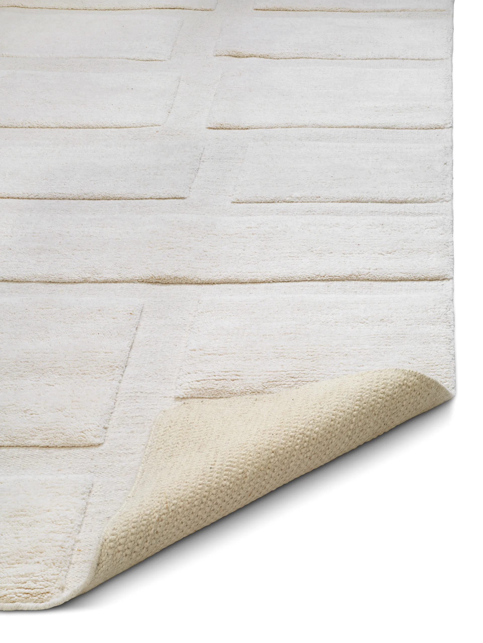 Bricks wollen vloerkleed 200x300 cm, Ivory Classic Collection
