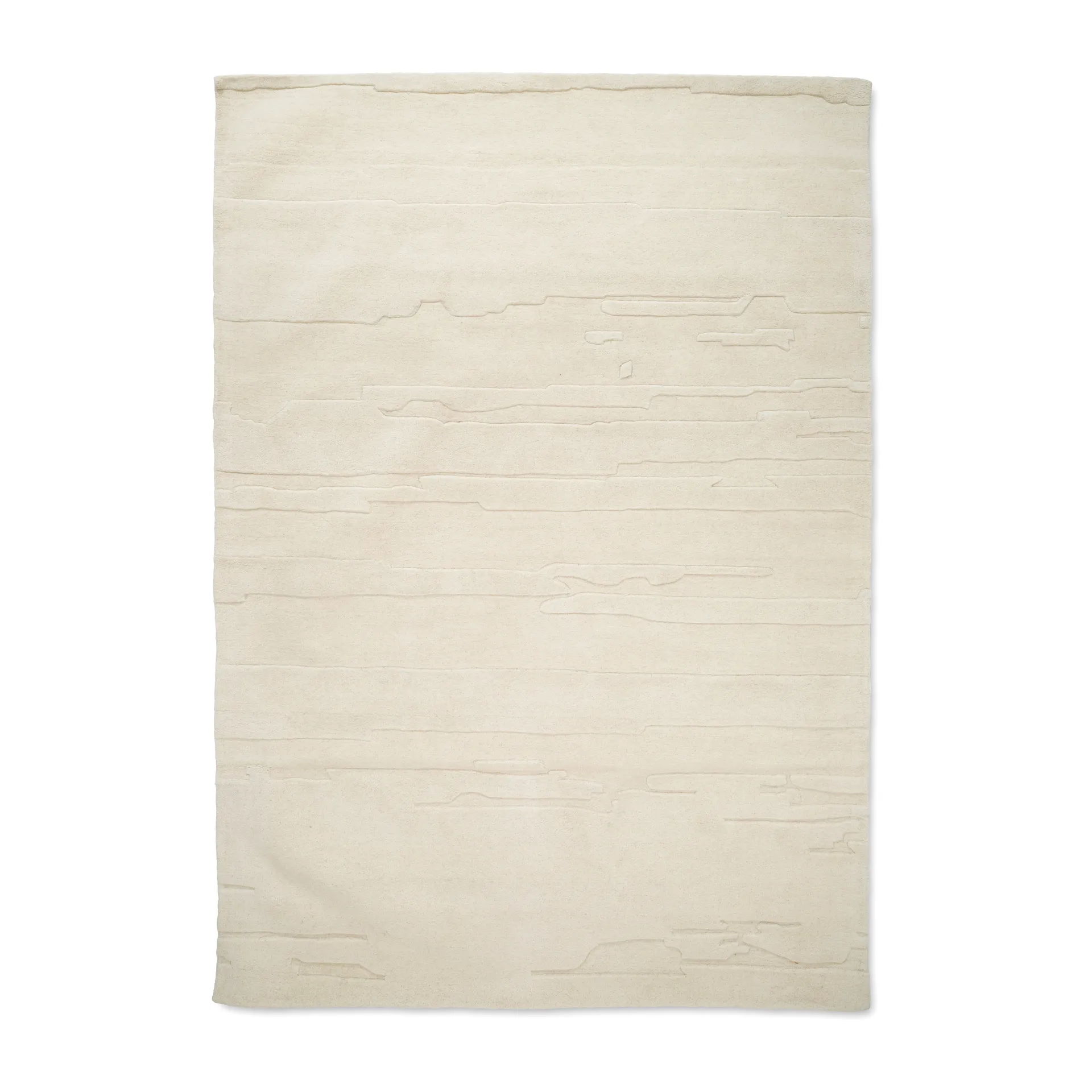 Carved wollen vloerkleed 170x230 cm, Ivory Classic Collection