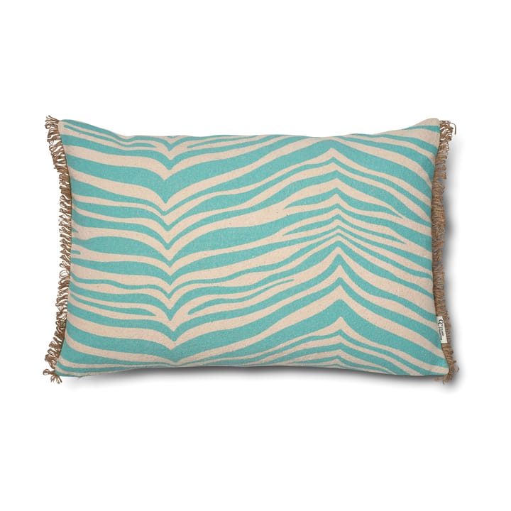 Classic Collection Zebra kussen 40x60 cm, Aqua Classic Collection