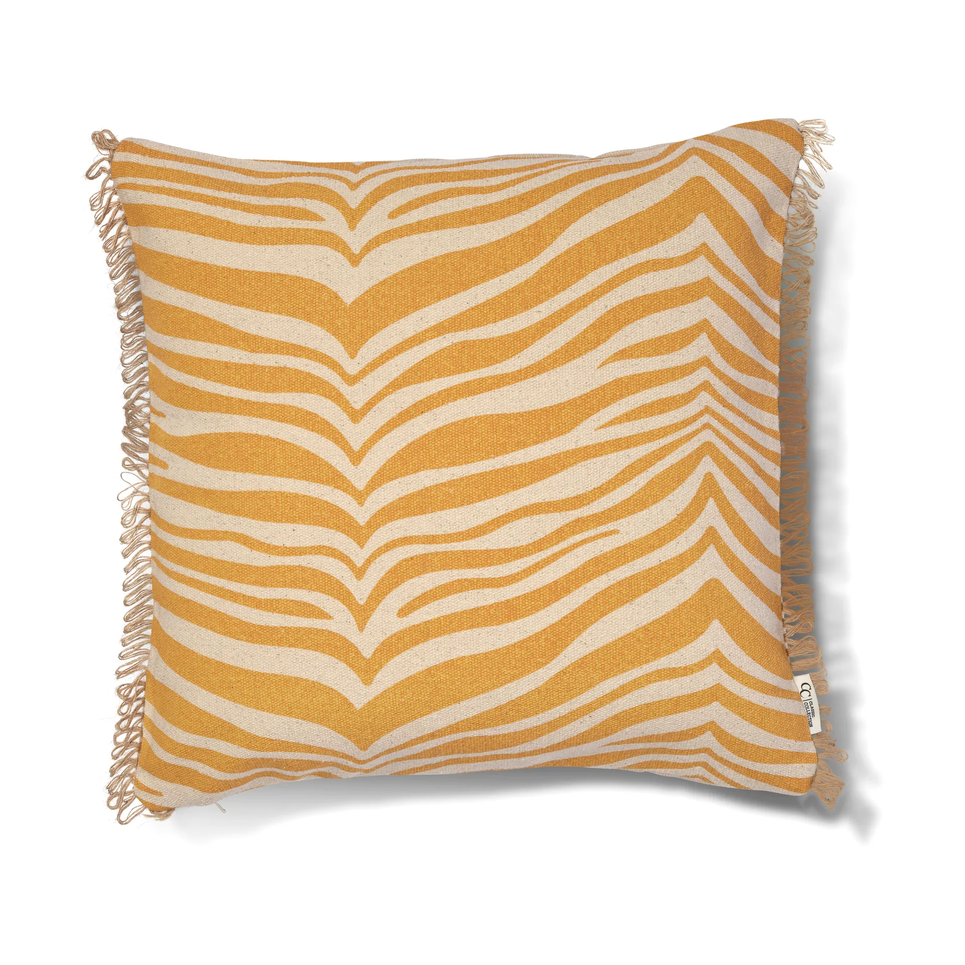 Classic Collection Zebra kussen 50x50 cm, Yellow Classic Collection