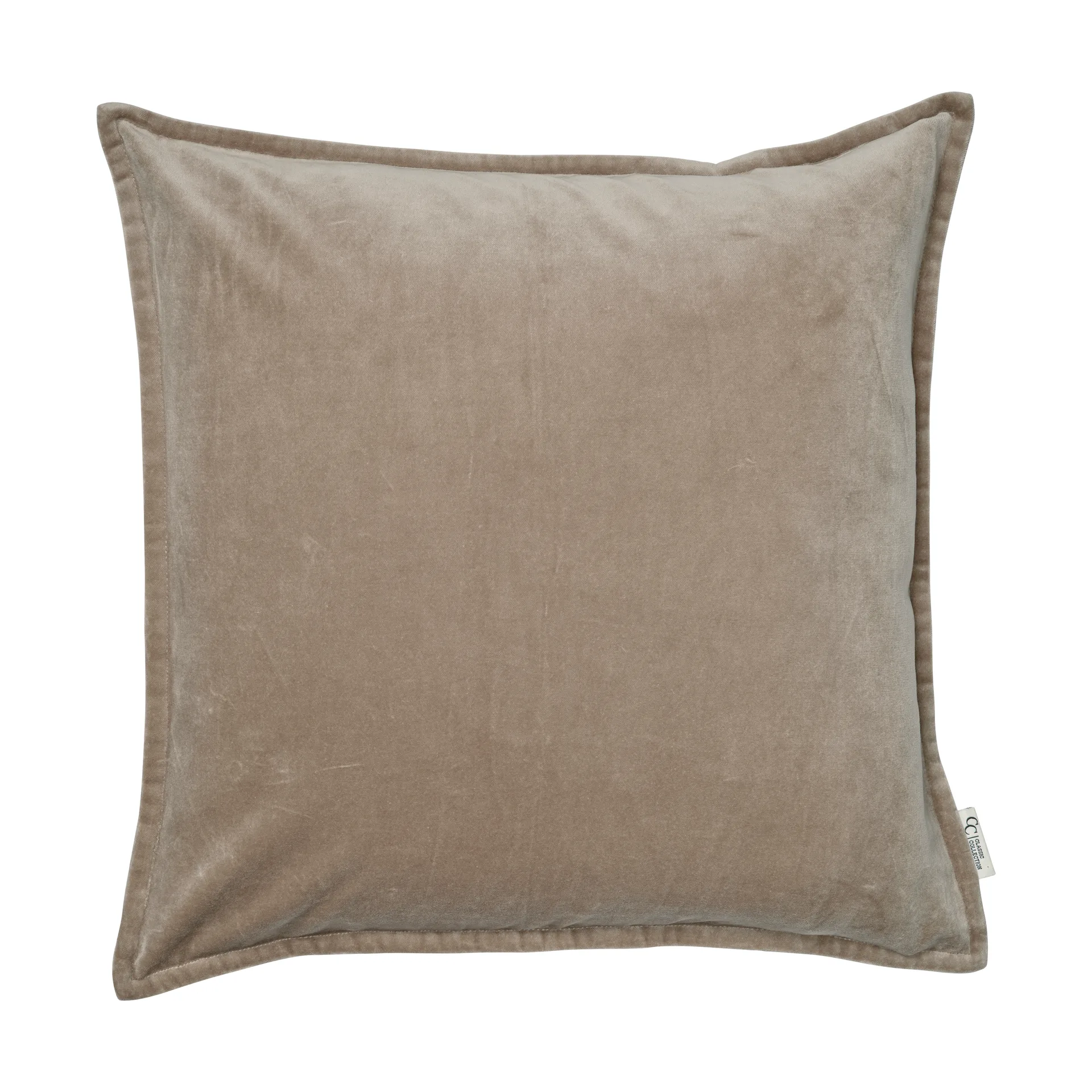 Classic Velvet kussenhoes 50x50 cm, Beige Classic Collection
