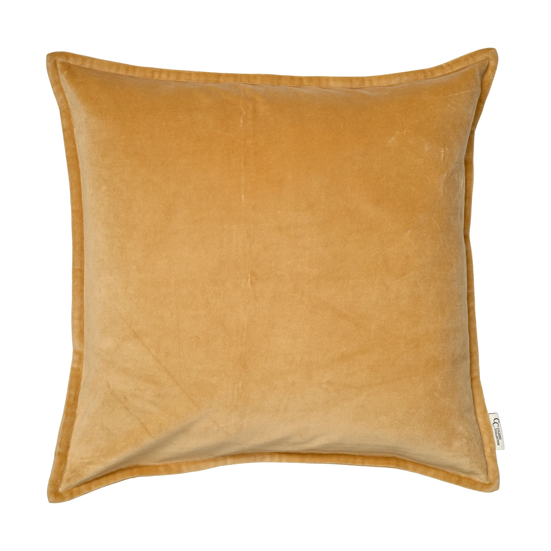 Classic Velvet kussenhoes 50x50 cm, Geel Classic Collection