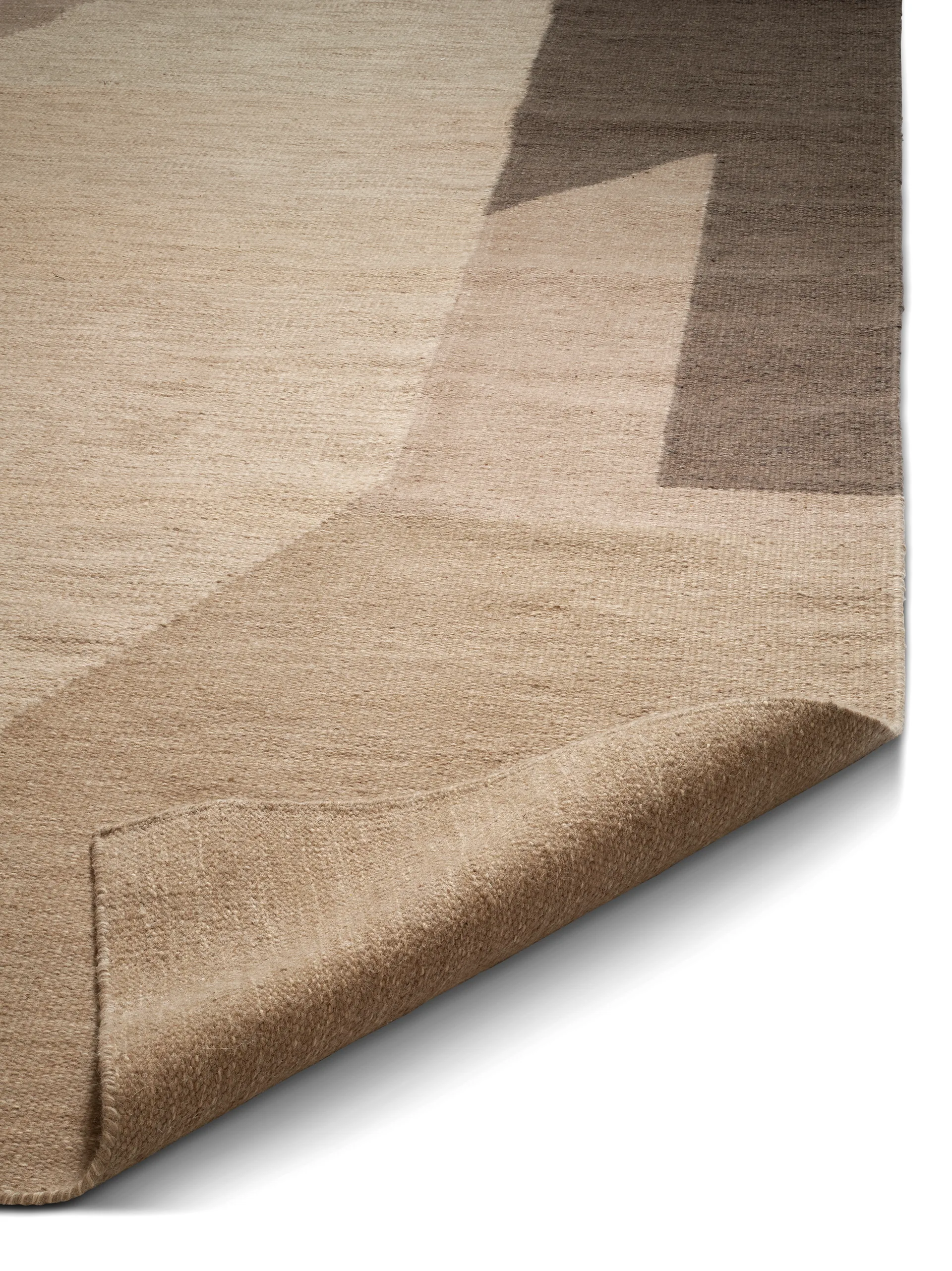 Cliff wollen vloerkleed 250x350 cm, Beige Classic Collection