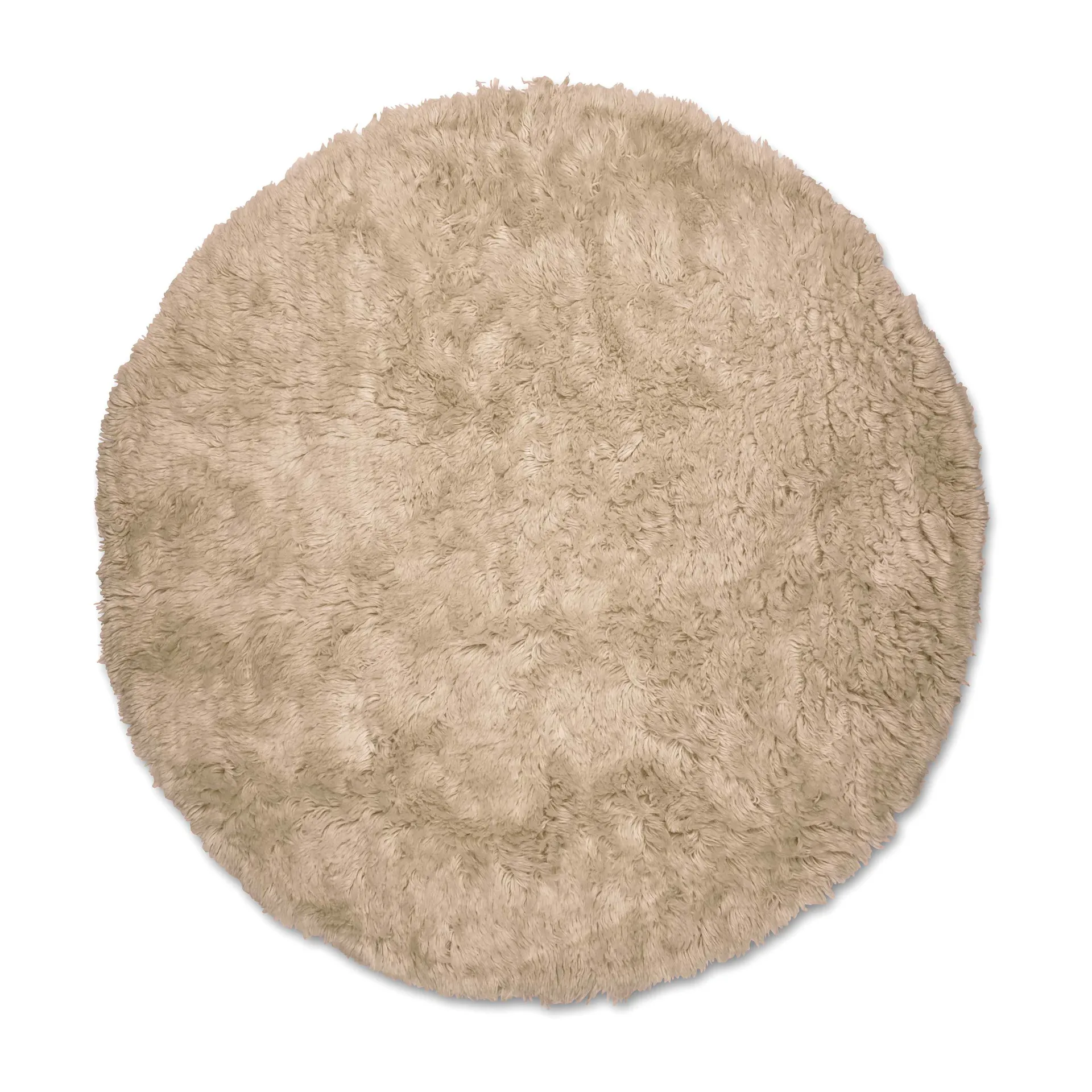 Cloudy wollen vloerkleed Ø160 cm, Beige Classic Collection