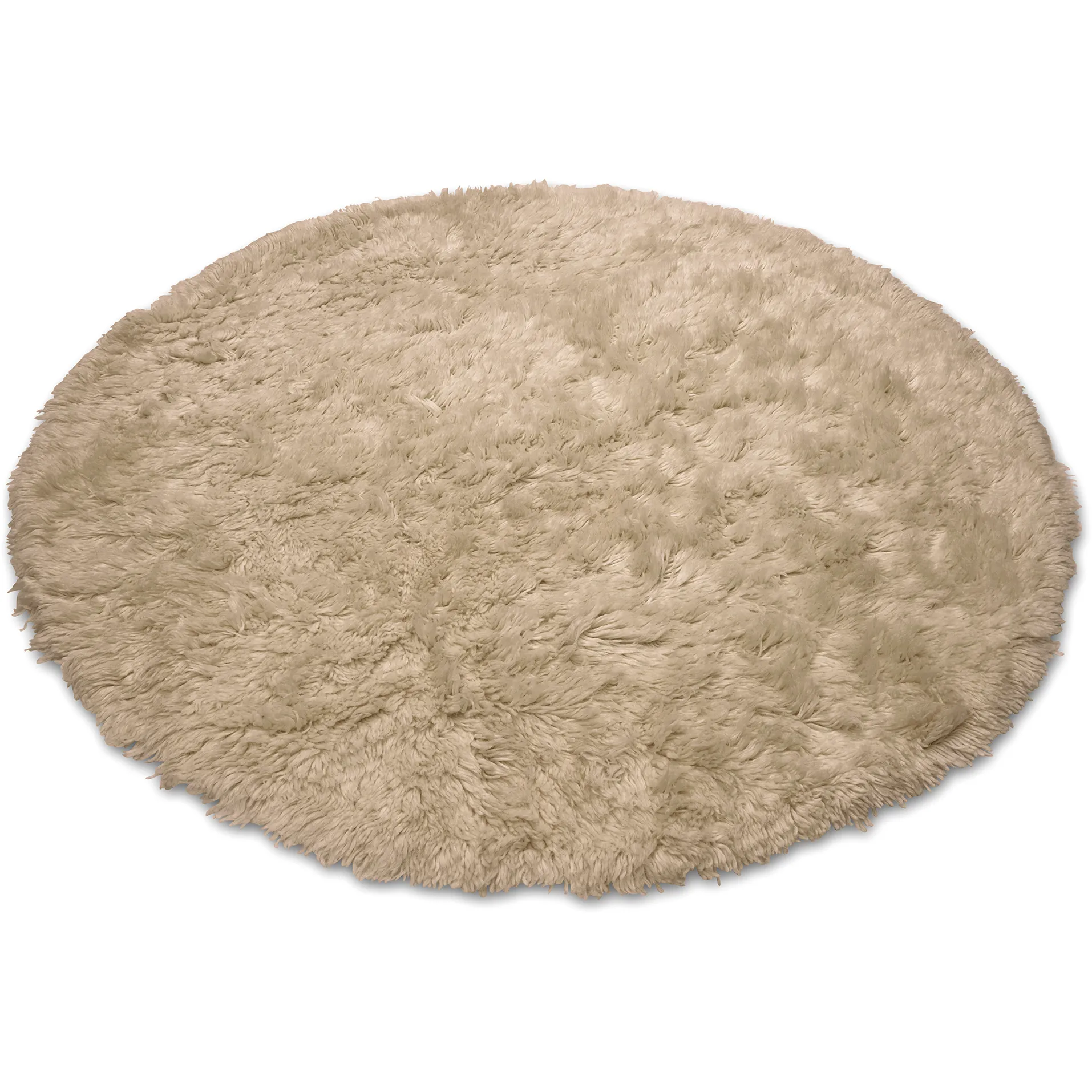Cloudy wollen vloerkleed Ø160 cm, Beige Classic Collection