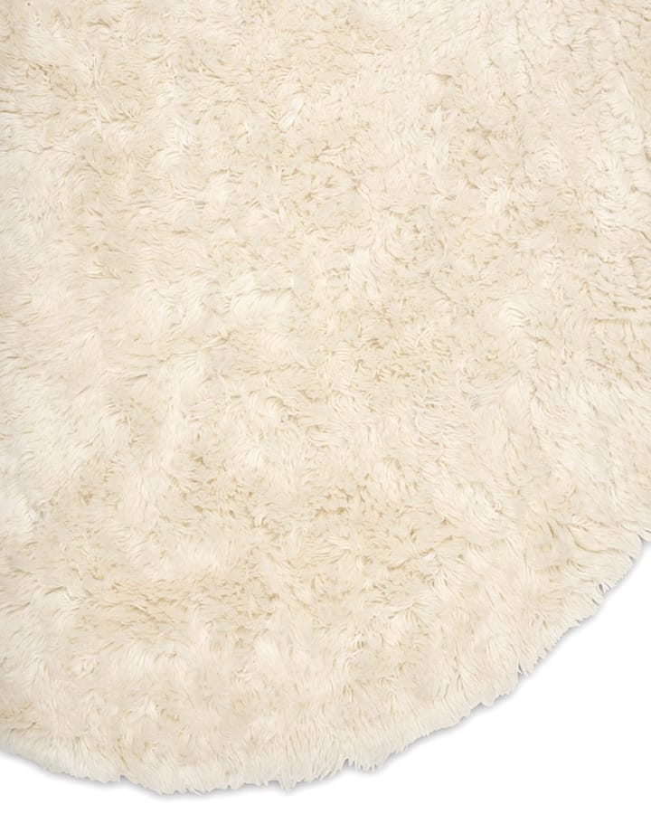 Cloudy wollen vloerkleed Ø160 cm, Natuurwit Classic Collection