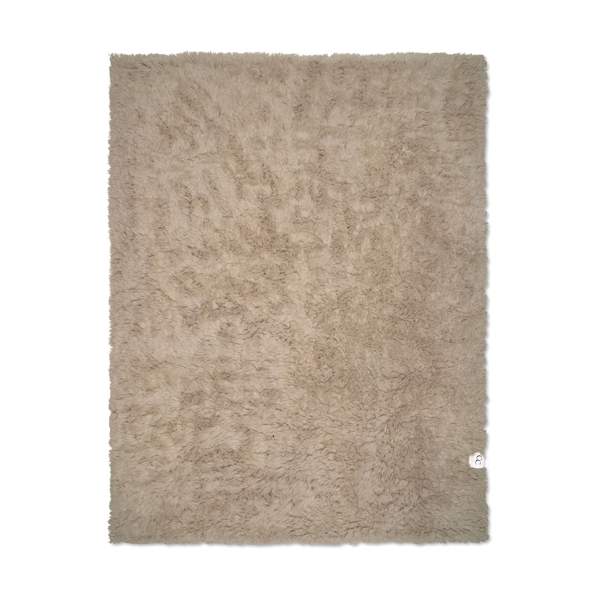 Cloudy wollen vloerkleed 250x350 cm, Beige Classic Collection