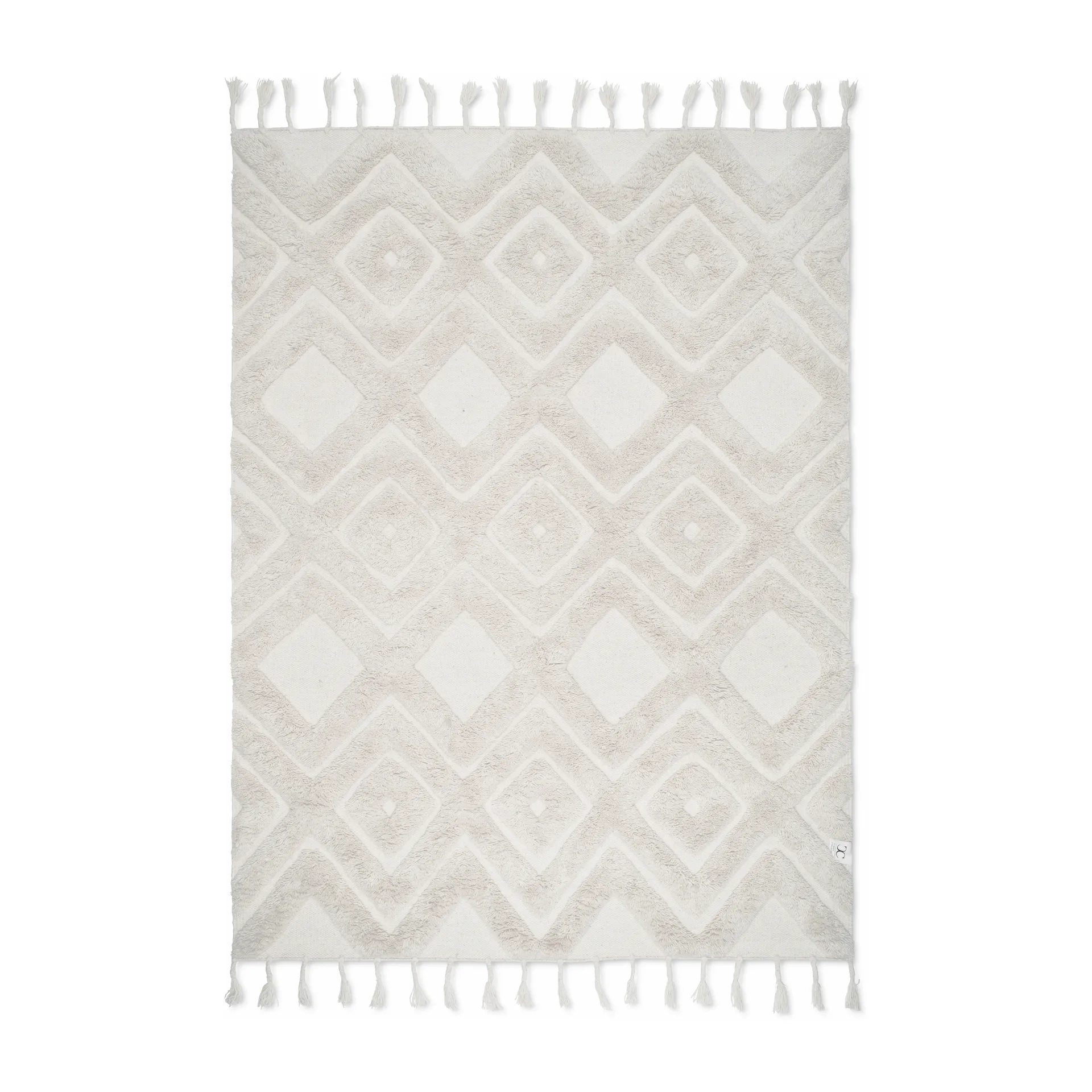 Copenhagen wollen vloerkleed 170x230 cm, Ivory (wit) Classic Collection