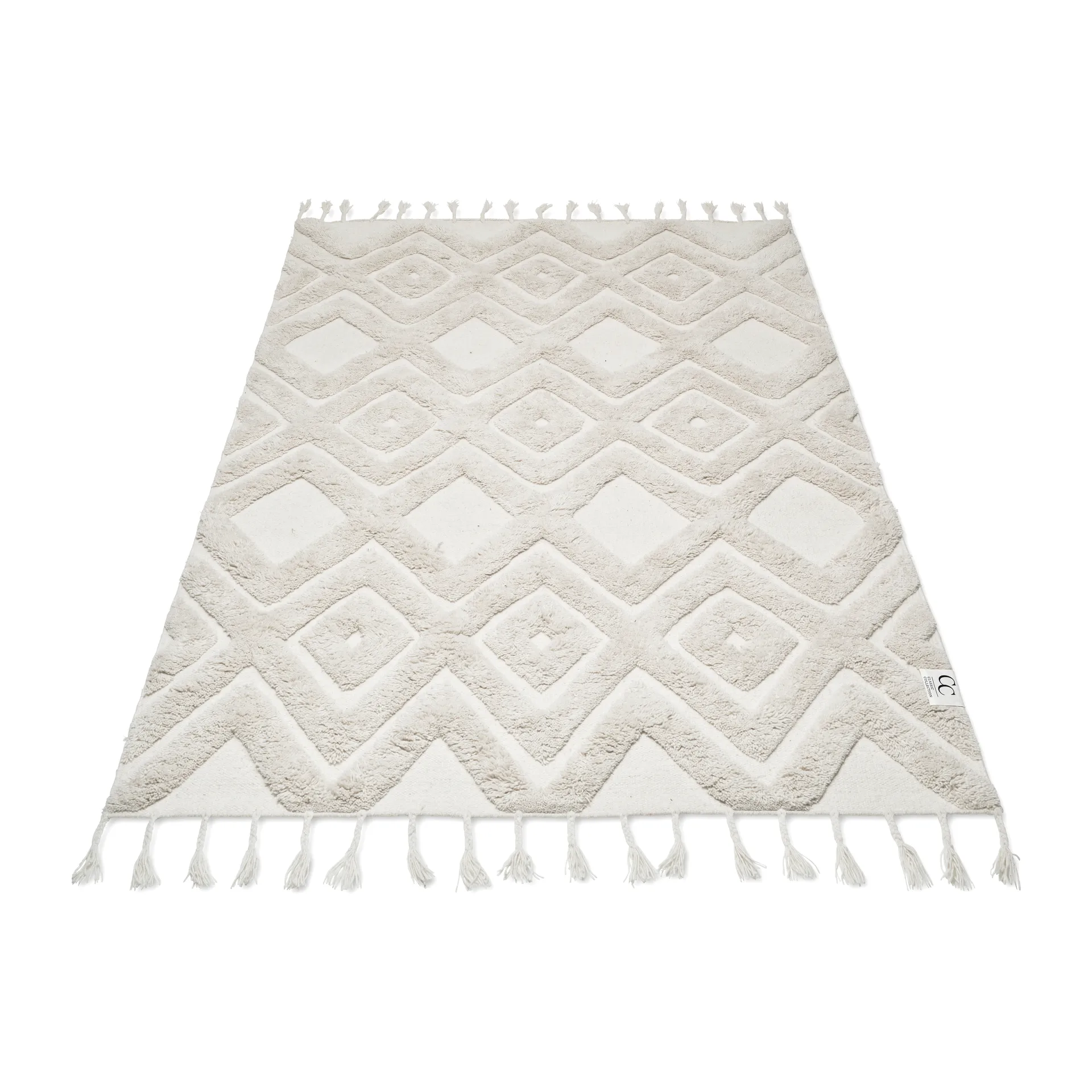 Copenhagen wollen vloerkleed 170x230 cm, Ivory (wit) Classic Collection