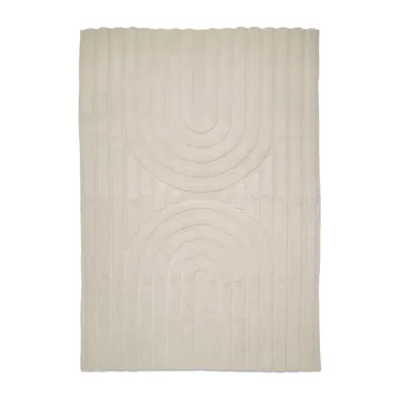 Curve wollen vloerkleed 250x350 cm - Ivory - Classic Collection