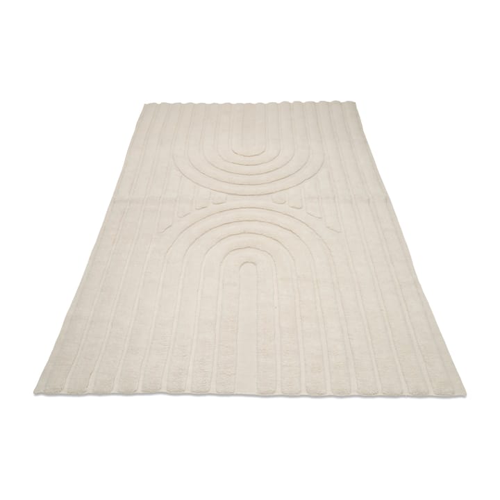 Curve wollen vloerkleed 250x350 cm - Ivory - Classic Collection