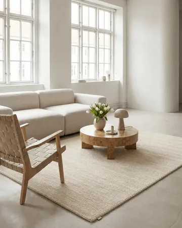 Dune wollen vloerkleed - Ivory, 170x230 cm - Classic Collection