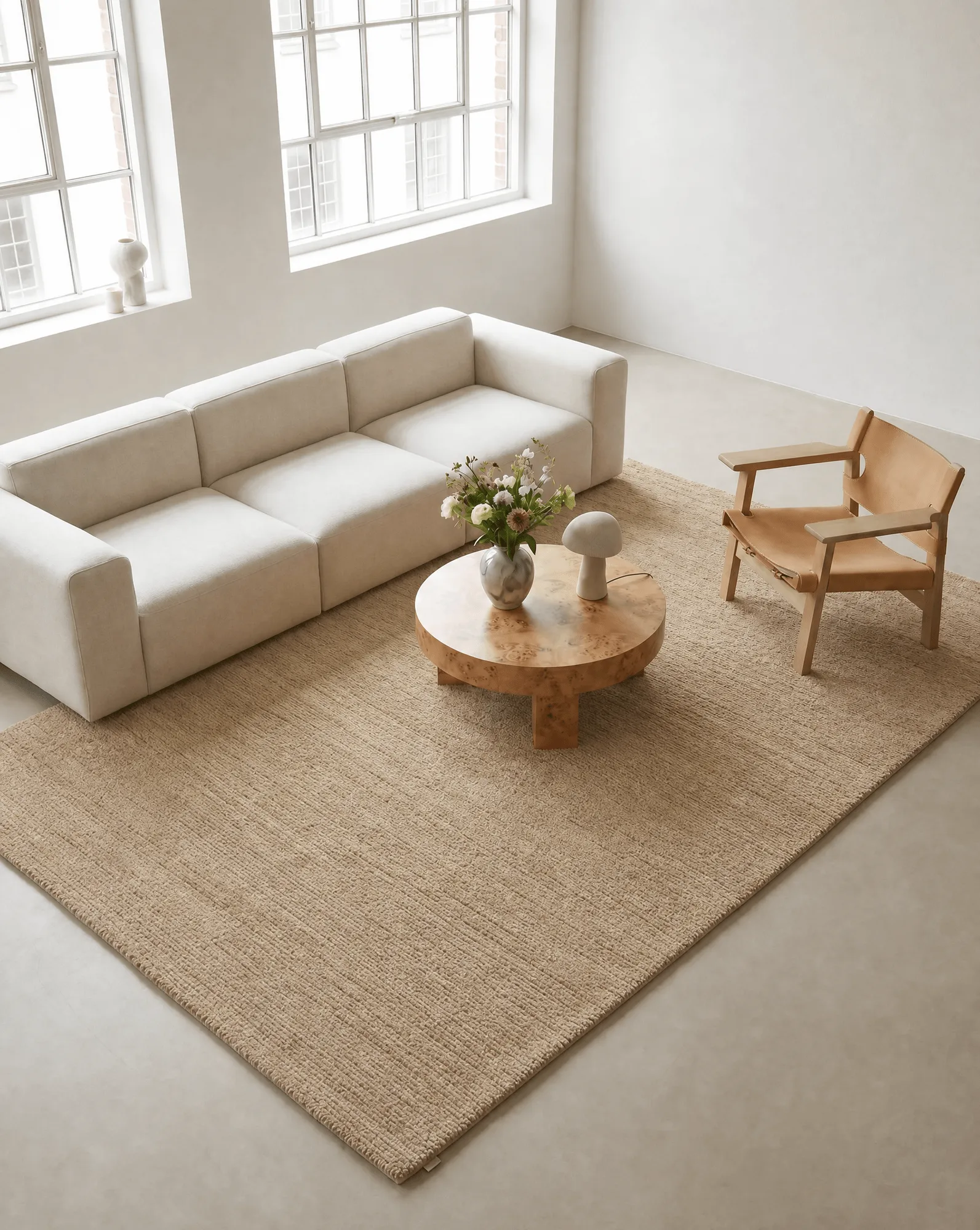 Dune wollen vloerkleed, Wheat, 170x230 cm Classic Collection