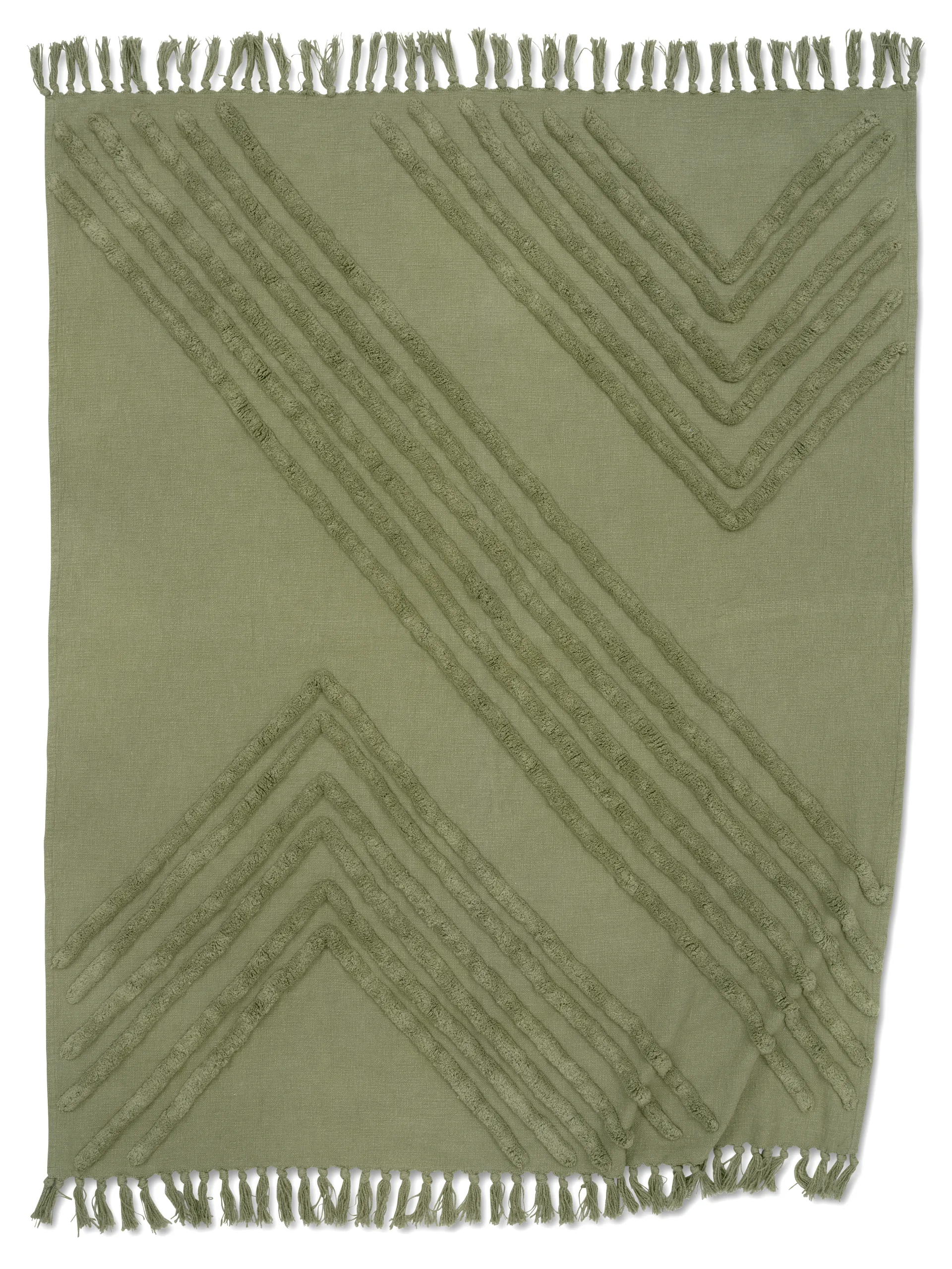 Edge katoenen plaid 130x170 cm, Tea Classic Collection