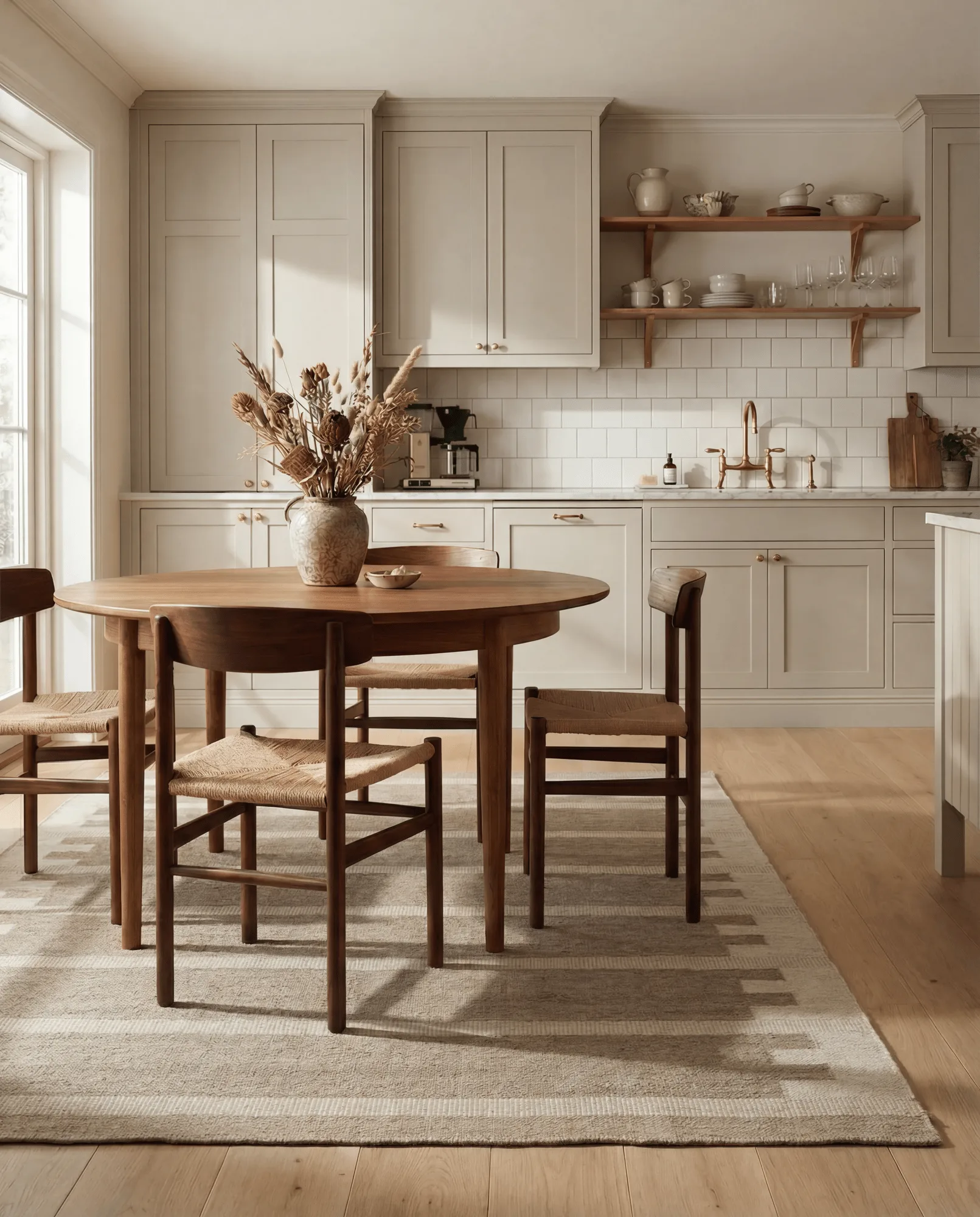 Falsterbo wollen vloerkleed, Beige, 170x230 cm Classic Collection