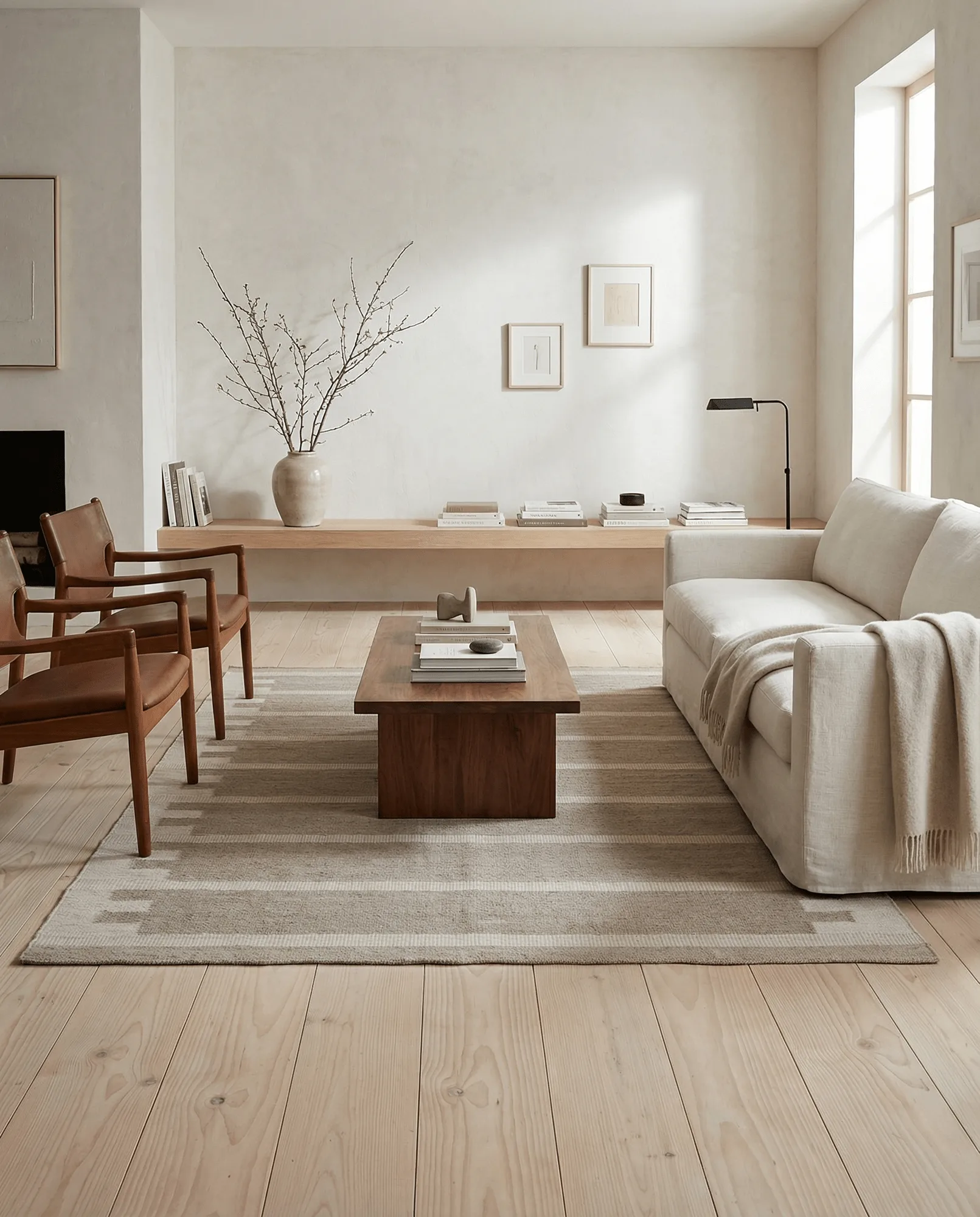 Falsterbo wollen vloerkleed, Beige, 170x230 cm Classic Collection