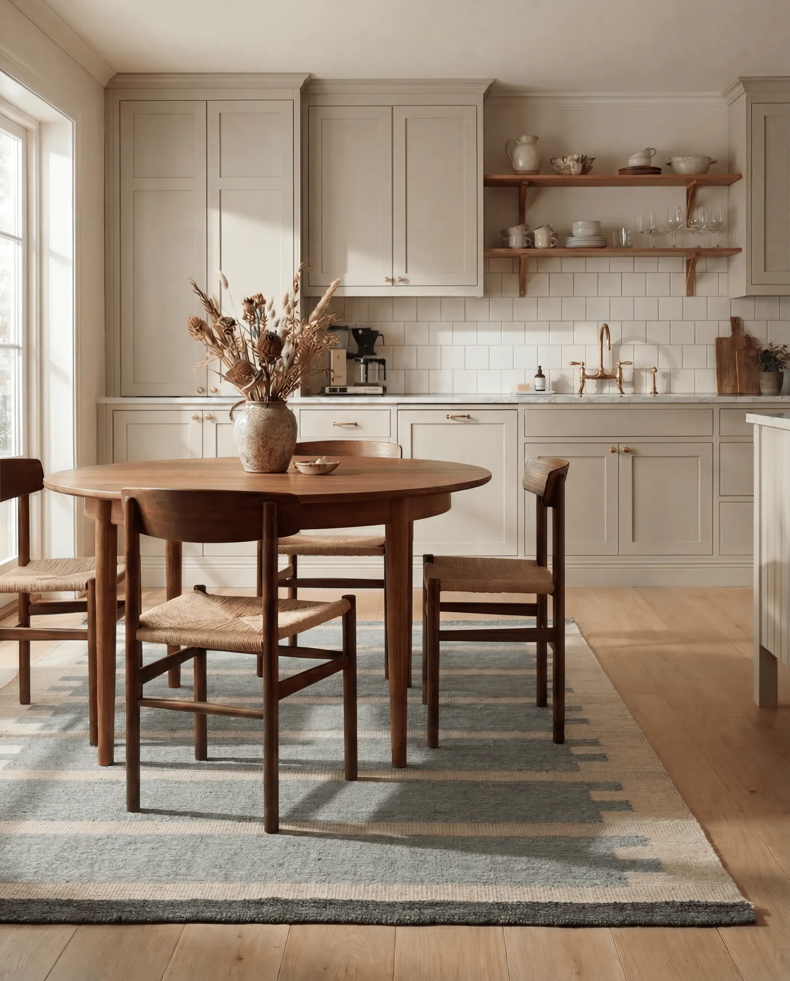 Falsterbo wollen vloerkleed, Blue, 200x300 cm Classic Collection