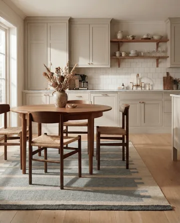 Falsterbo wollen vloerkleed - Blue, 200x300 cm - Classic Collection