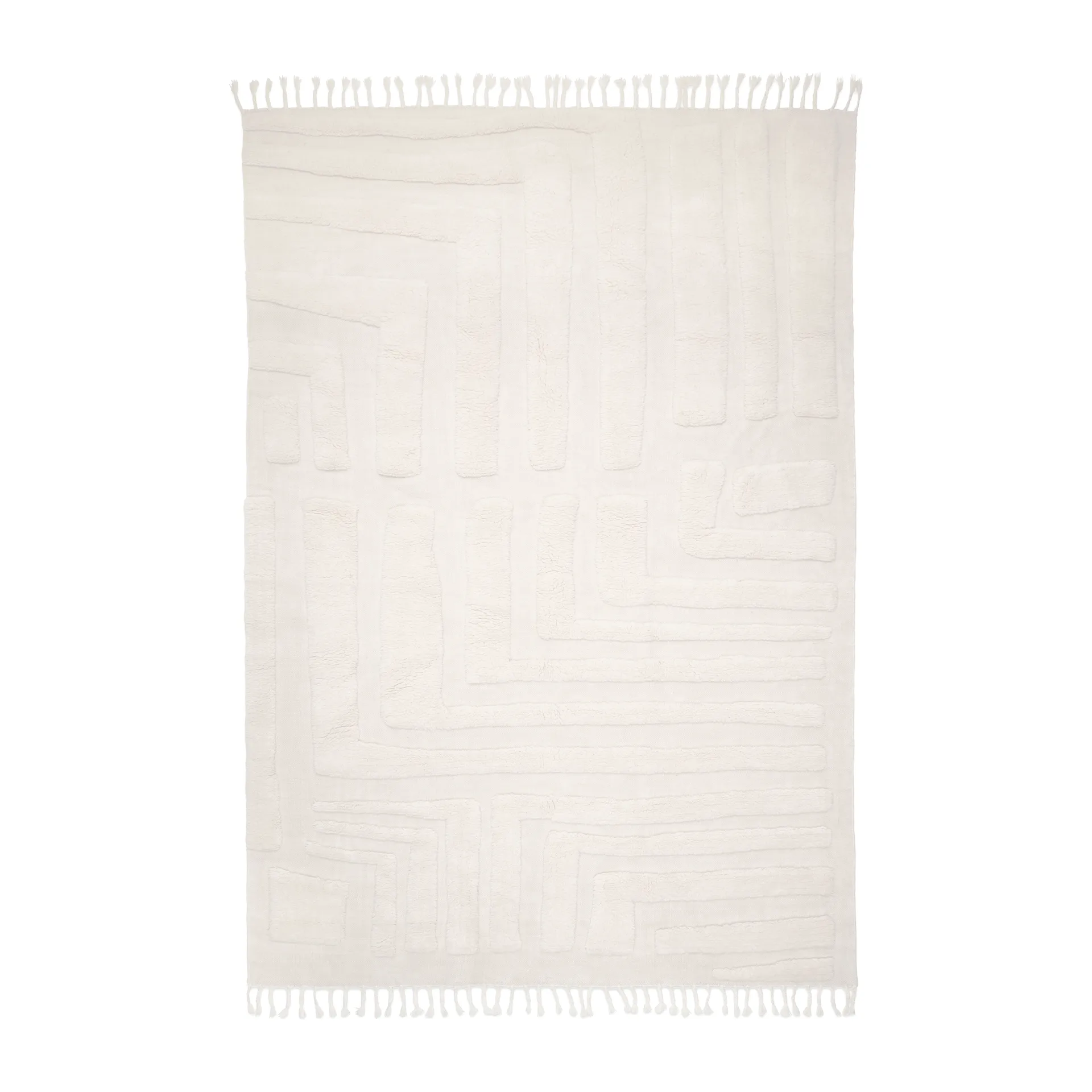 Field wollen vloerkleed 200x300 cm, Ivory Classic Collection