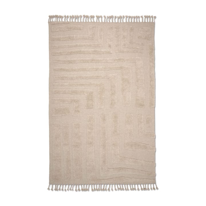 Field wollen vloerkleed 200x300 cm - Natural Beige - Classic Collection