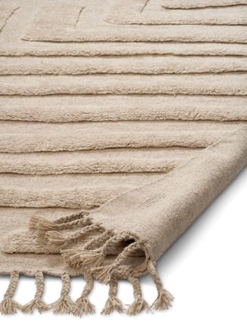 Field wollen vloerkleed 200x300 cm - Natural Beige - Classic Collection