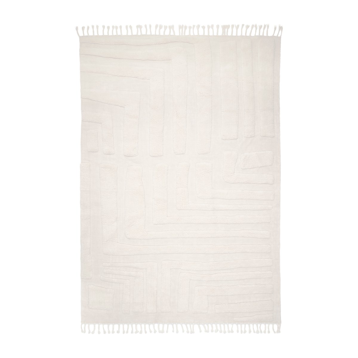 Classic Collection Field wollen vloerkleed 250x350 cm Ivory