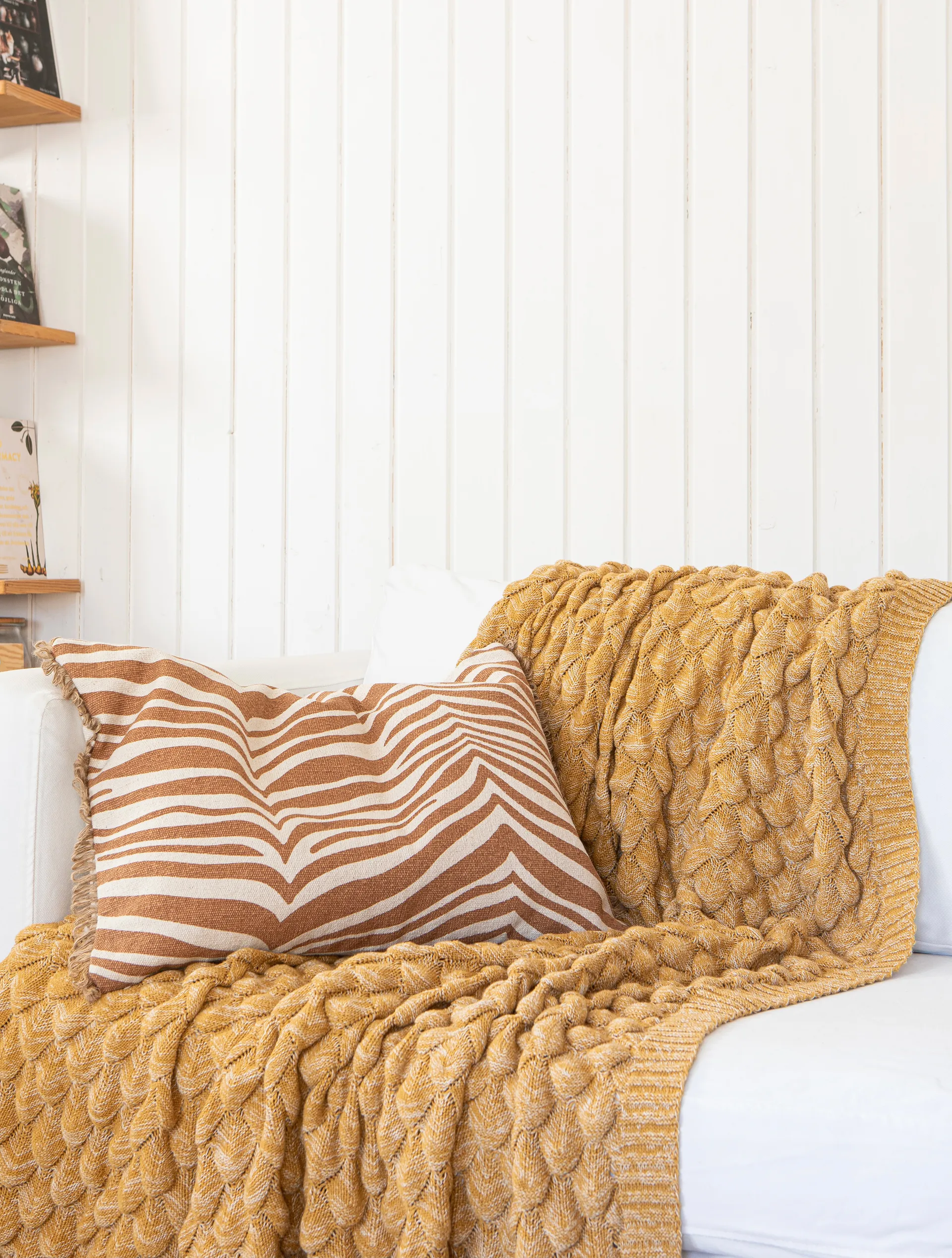 Gems plaid 130x170 cm, Geel Classic Collection