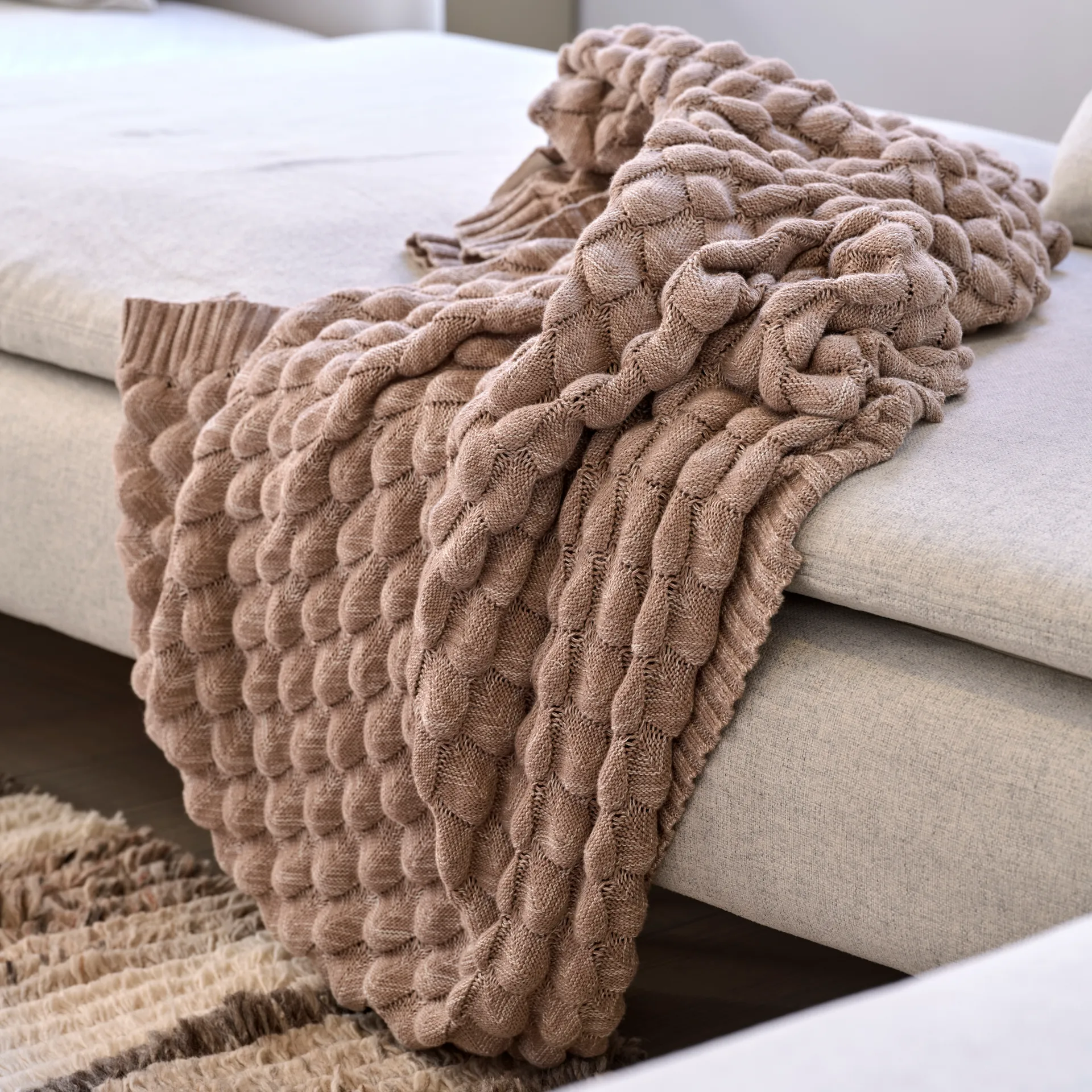 Gems plaid 130x170 cm, Simply taupe Classic Collection