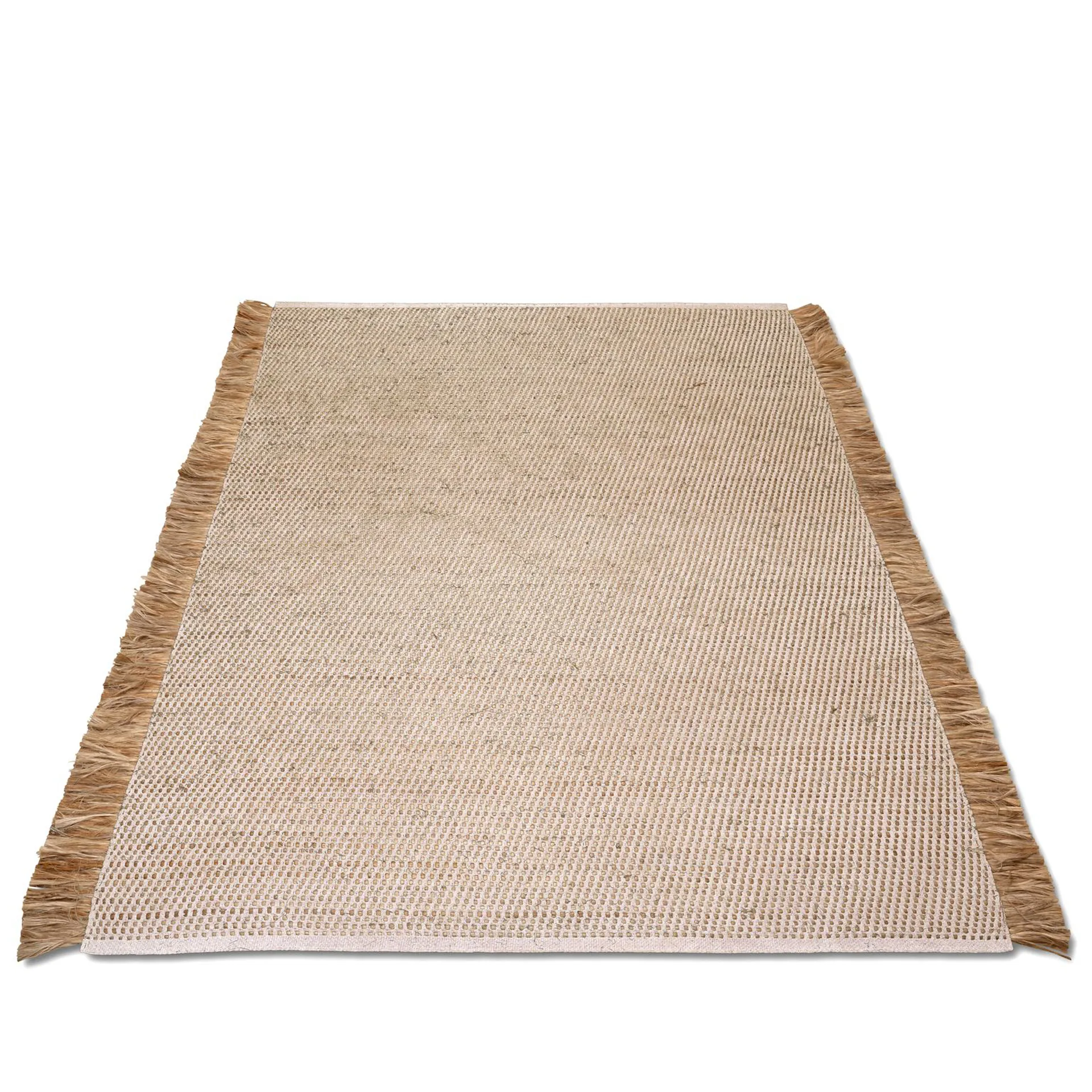 Goa vloerkleed 200x300 cm, Wit-Jute Classic Collection