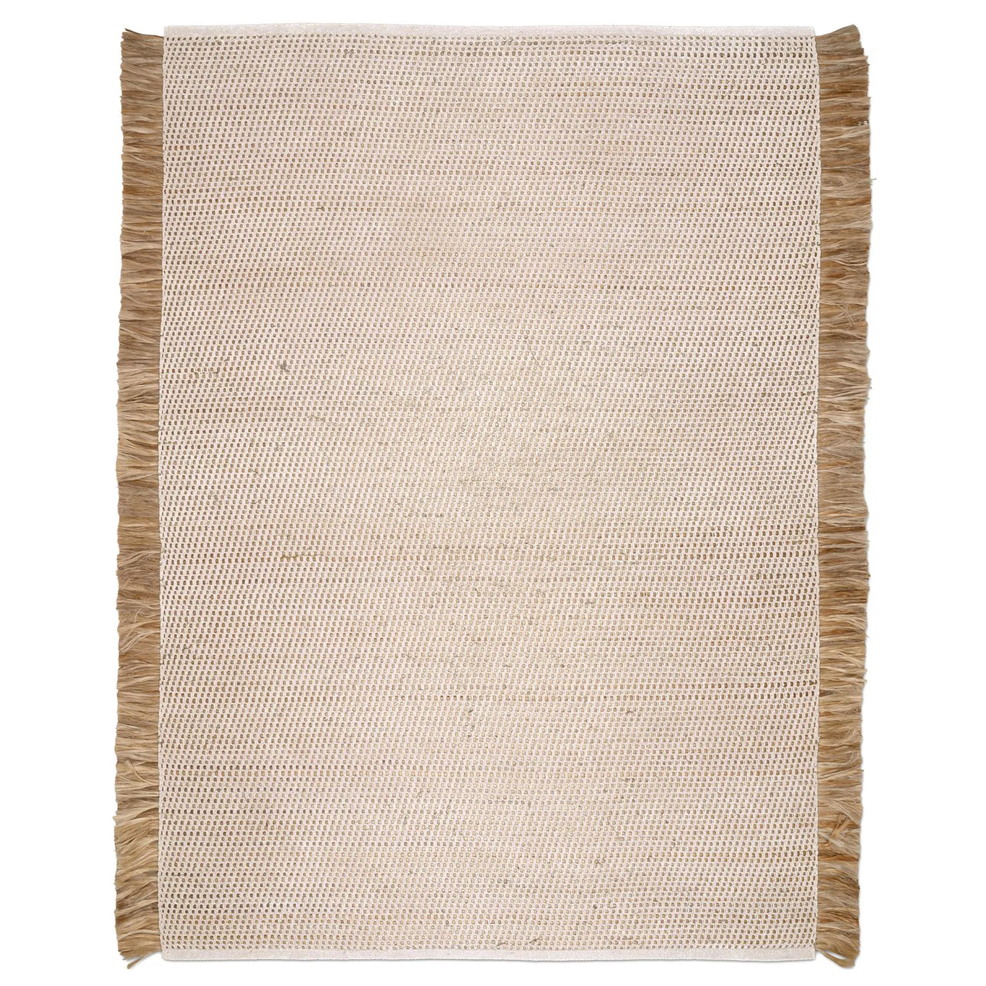 Goa vloerkleed 250x350 cm, Wit-Jute Classic Collection