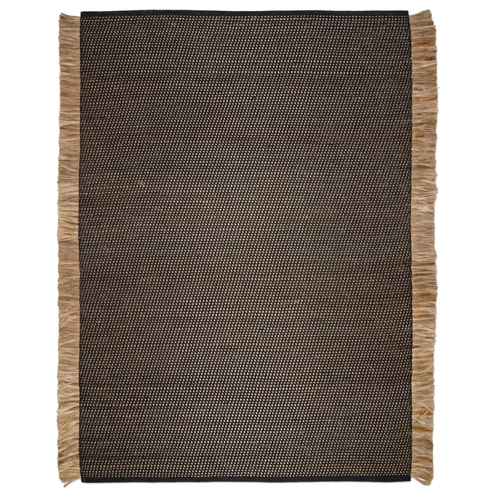 Goa vloerkleed 250x350 cm - Zwart-jute - Classic Collection