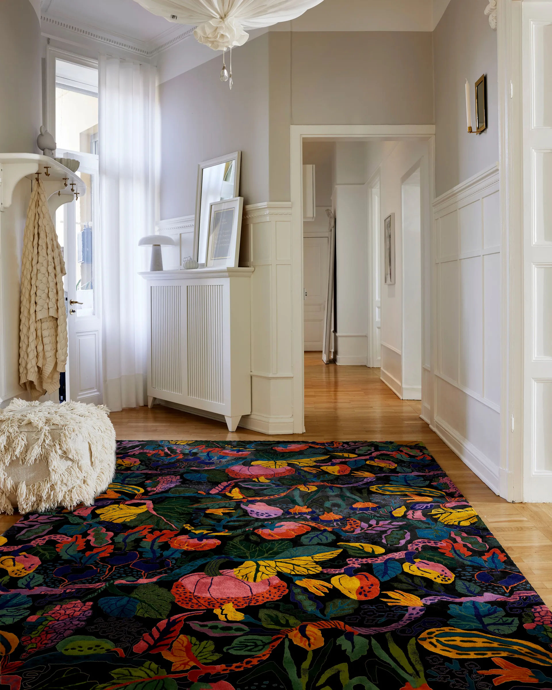 Heritage Garden vloerkleed, Charcoal-multi, 250x350 cm Classic Collection