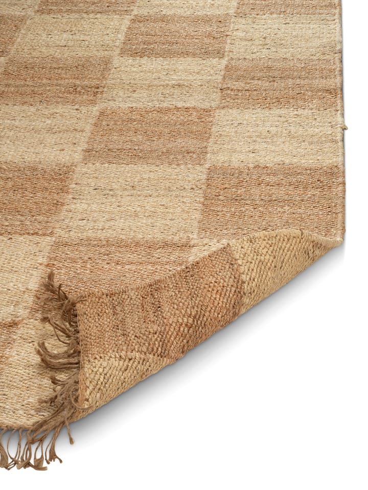 Jute Squares vloerkleed, Natural, 200x300 cm Classic Collection