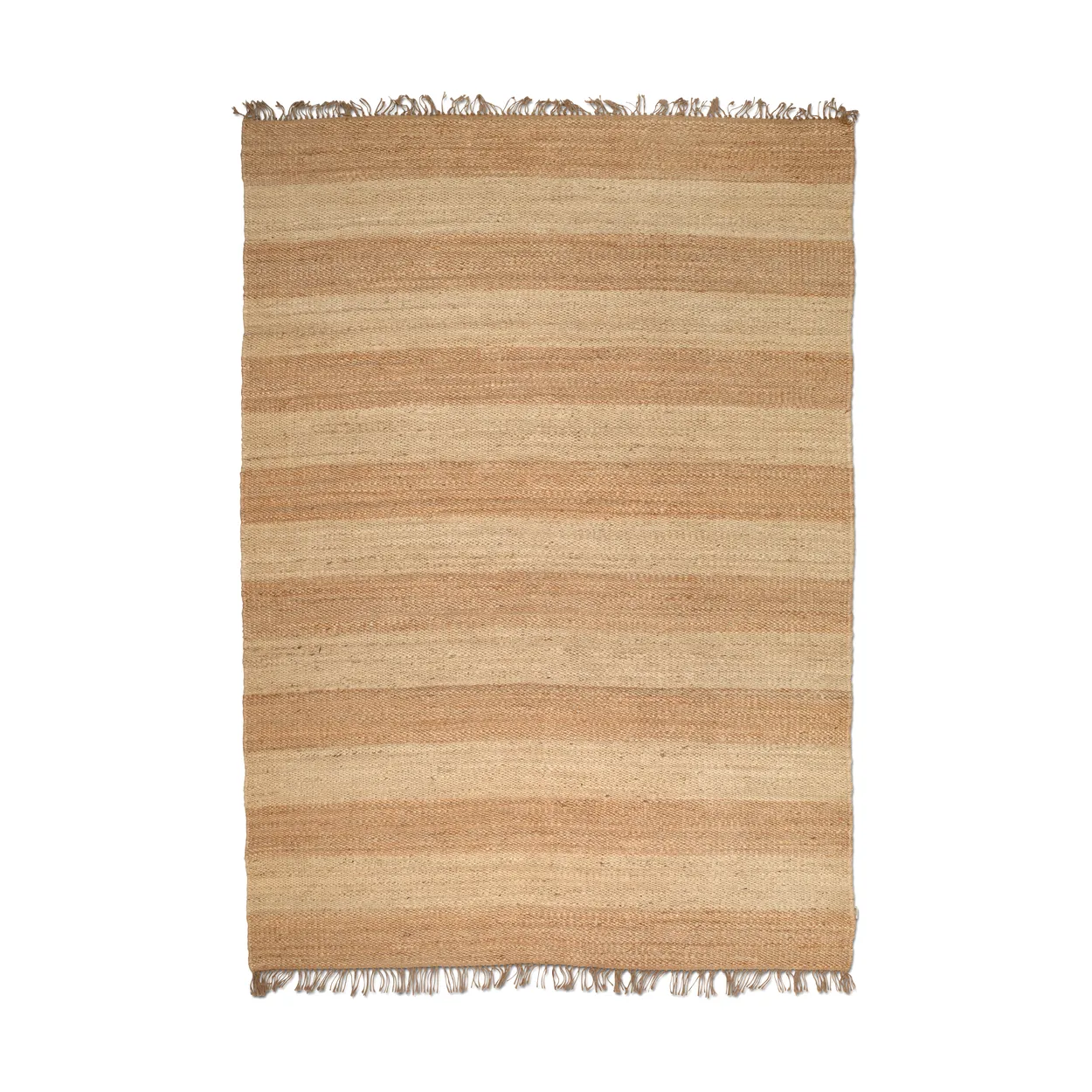 Classic Collection Jute Stripes vloerkleed Natural jute, 170x230 cm